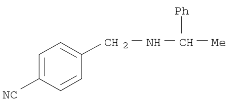 Benzonitrile, 4-[[(1-phenylethyl)amino]methyl]-
